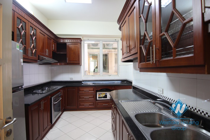 Furnished 04 bedrooms apartment for rent in Ciputra, Hanoi